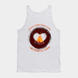 Winter Bonfire Love Tank Top